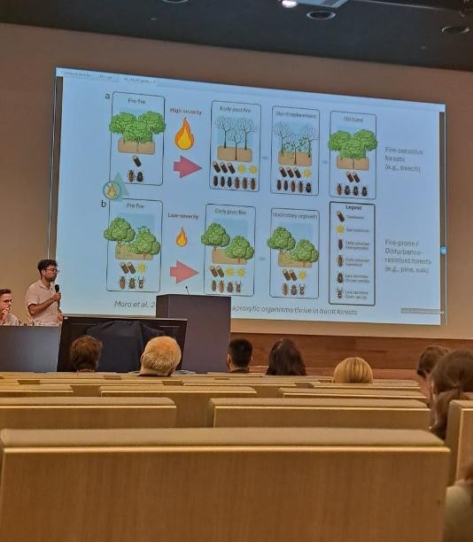 Gioele with his talk